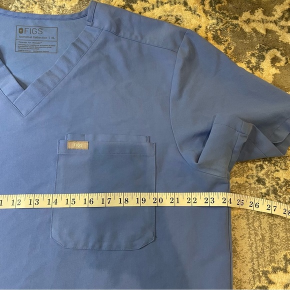 Figs Blue Scrub Top - Picture 2 of 5